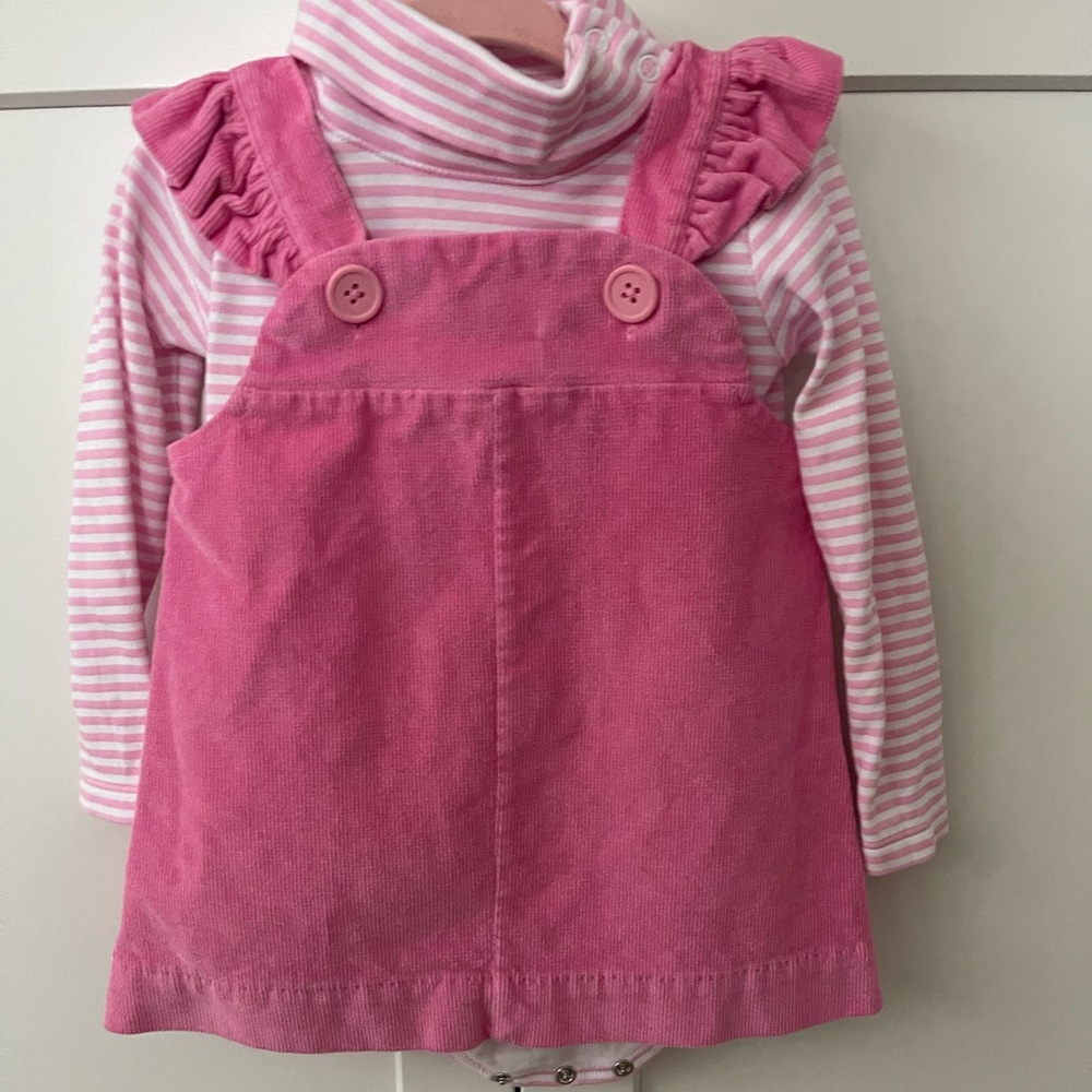 Beaufort Bonnet Company Julia Jumper Hot Pink Corduroy Girls